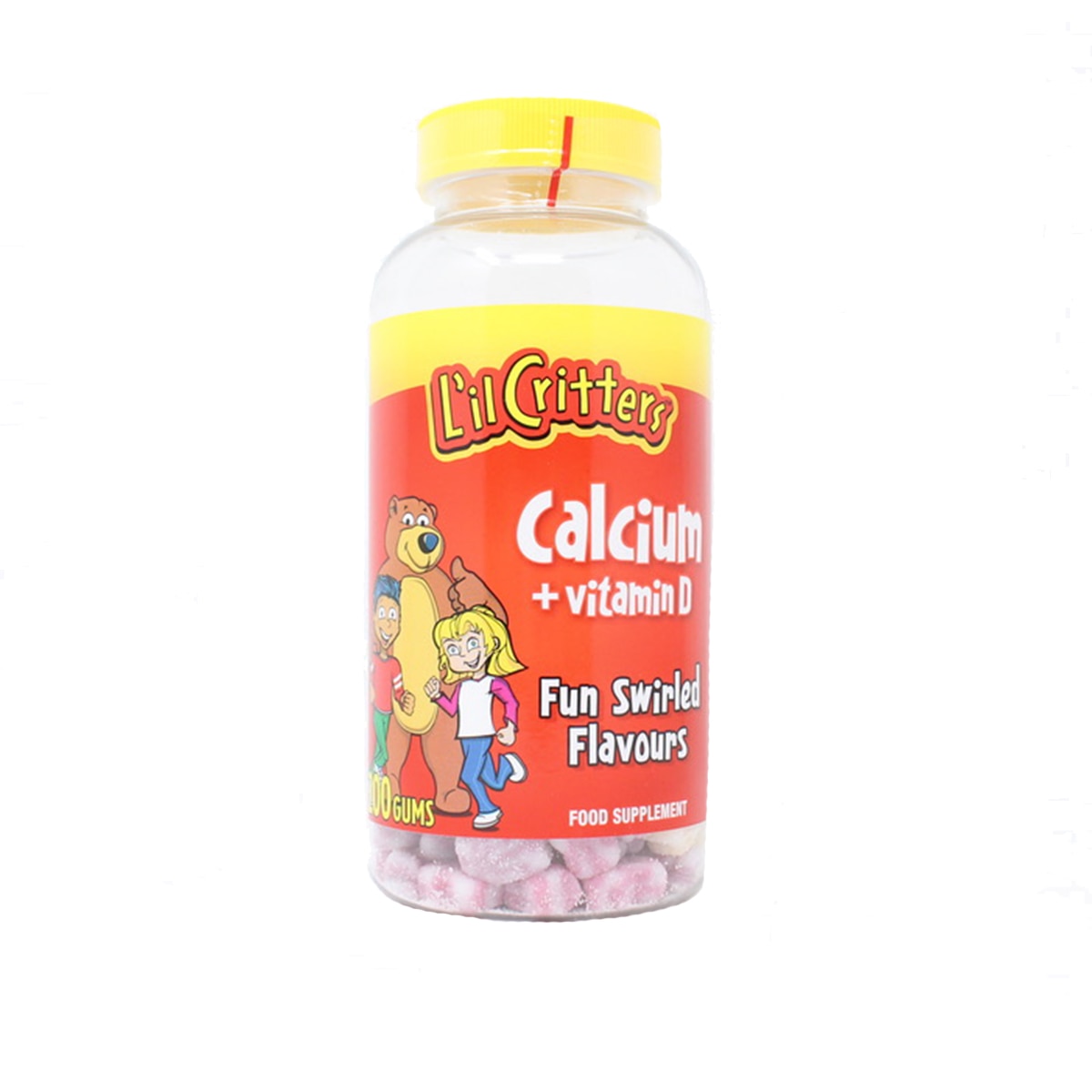 Lil Critters Calcium and Vitamin D Gummy Bears, 200 Count