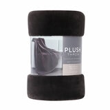 Coco Plush Throw in Grey, 152 x 177 cm Coco Plush Throw in Grey, 152 x 177 cm