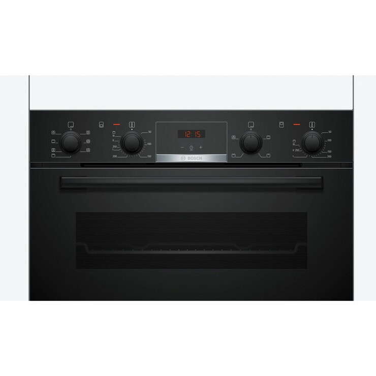 Bosch Series 4 MBA533BB3B, Built In Double Oven, A Rated in Black