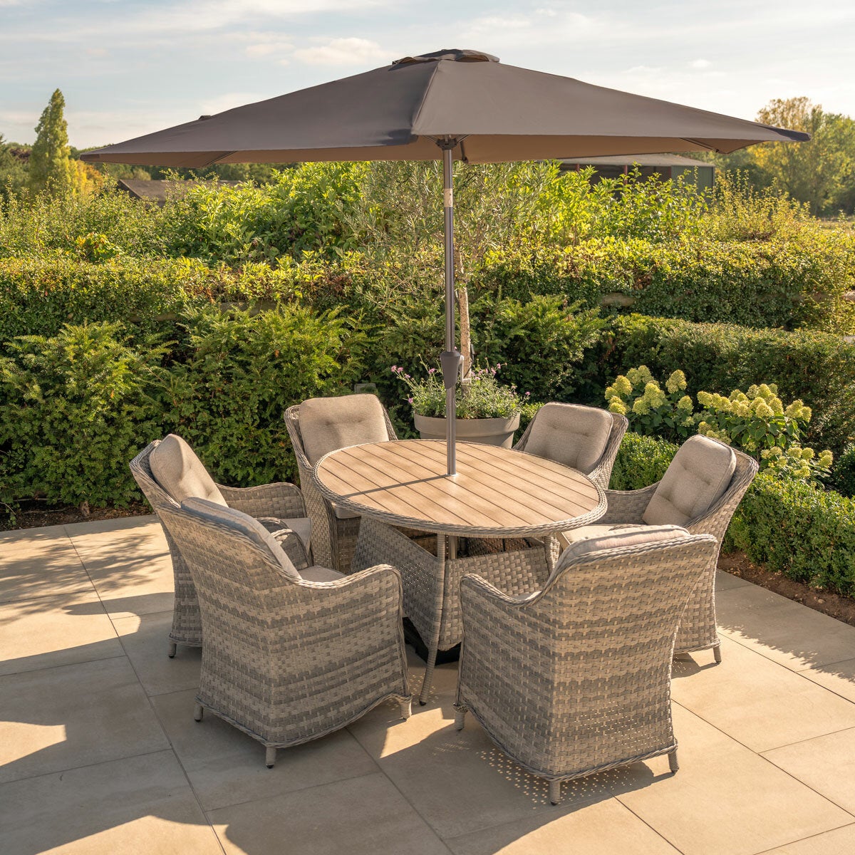 Kettler Lomond 6 Piece Wicker Dining Set Kettler Lomond 6 Piece Wicker Dining Set