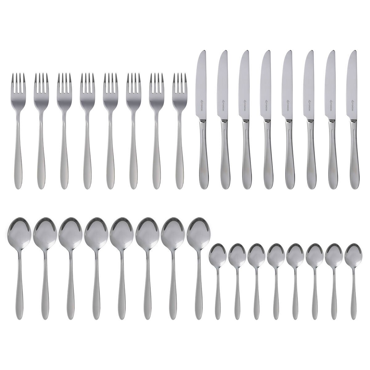 Viners Henley Stainless Steel Cutlery Set, 32 Piece