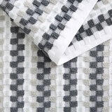 KitchenAid Printed Kitchen Towels Set 8 Pack in Grey