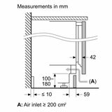 Bosch Series 4, KUR21VFE0G Built Under Fridge, E Rated Bosch Series 4, KUR21VFE0G Built Under Fridge, E Rated