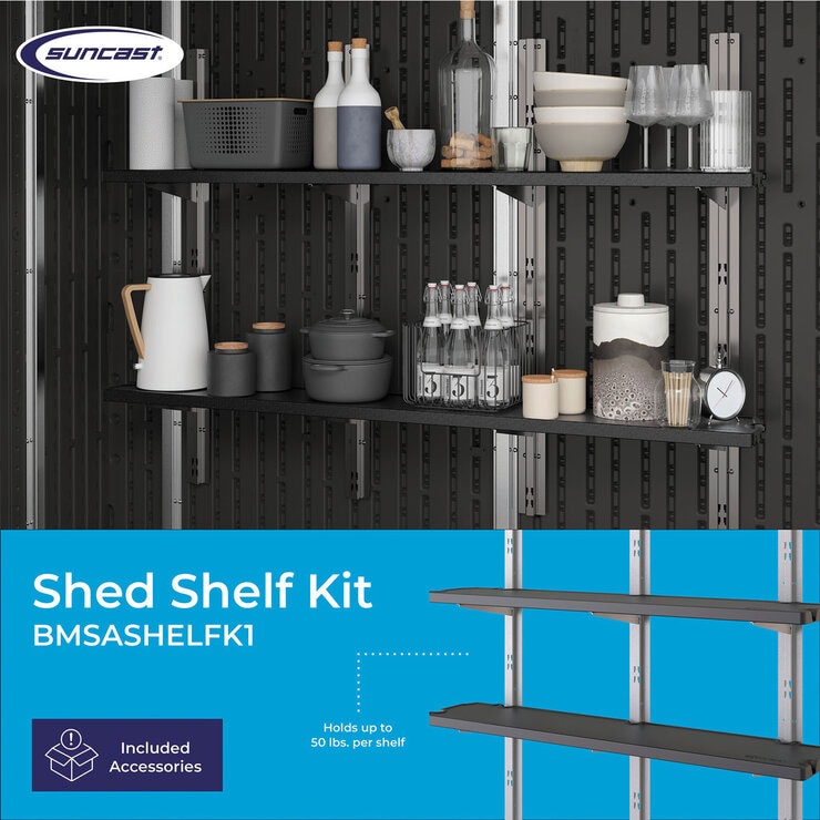 Suncast 8ft 3" x 7ft 4" (2.5 x 2.2m) Cabana Entertainment Shed