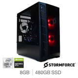 Buy Stormforce, Intel Core i3, 8GB RAM, 480GB SSD, NVIDIA GeForce GTX 1660Ti, Gaming Desktop PC at Costco.co.uk
