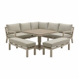 Bramblecrest Stowe 4 Piece Deep Seating Patio Set