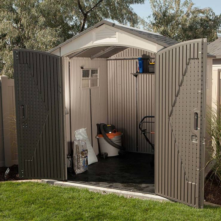 lifetime 7ft x 7ft 2.1 x 2.1m outdoor storage shed