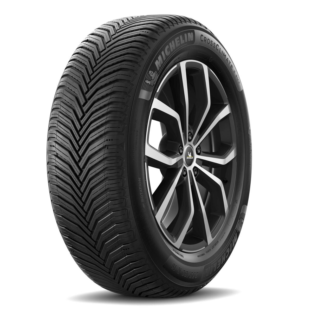 [1] Michelin CrossClimate2 P225/55R19 225 55 19 Tire - Driven Once
