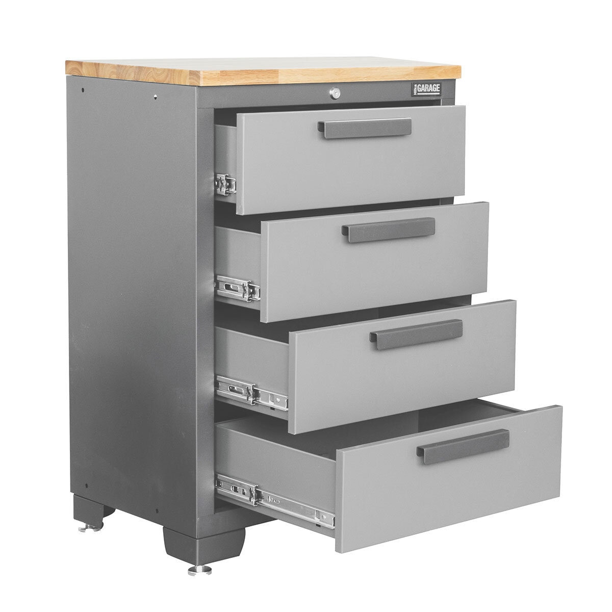 Hilka Professional 24 Gauge Steel 7 Piece Garage Corner Cabinet Set