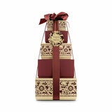 Image of Festive Tower of Treats in Gold
