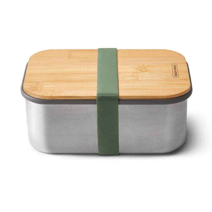 Black + Blum Stainless Steel Lunch Set in Olive