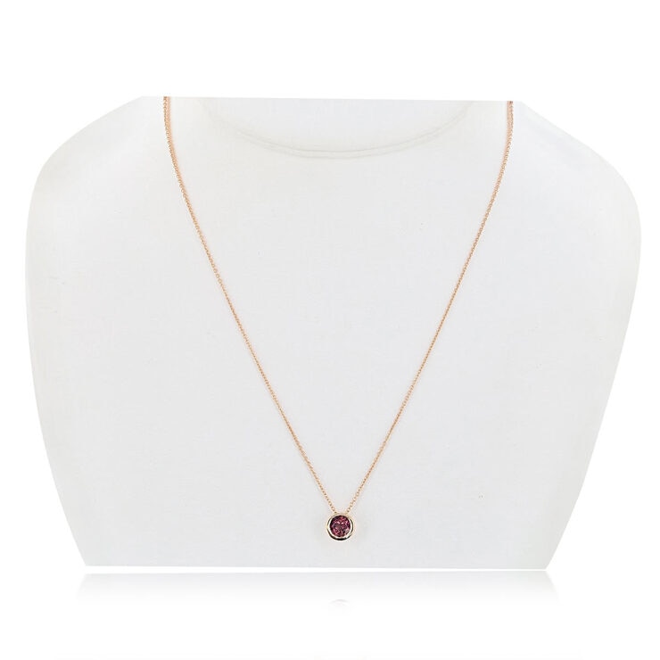 Tourmaline Birthstone Pendant, 14ct Rose Gold