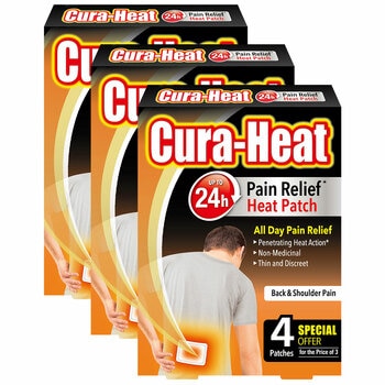 Cura-Heat Pain Relief Patches, 3 x 4 Pack Cura-Heat Pain Relief Patches, 3 x 4 Pack