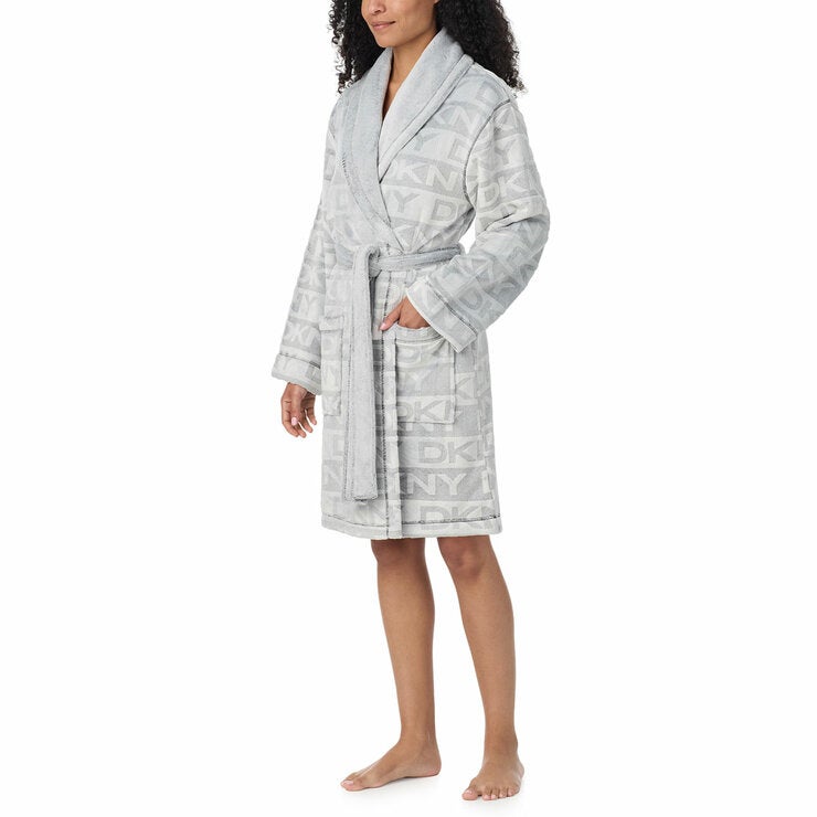DKNY Ladies Frosted Robe