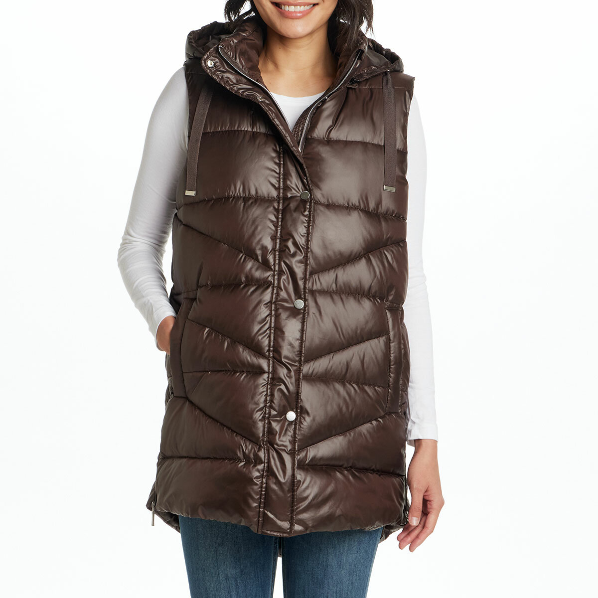 Weatherproof Women's Long Vest