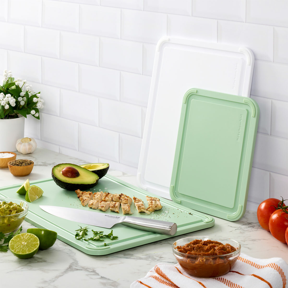 KitchenAid Cutting Board in Green