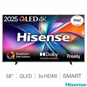 Hisense 58E7QTUK 58 Inch QLED HD Smart TV