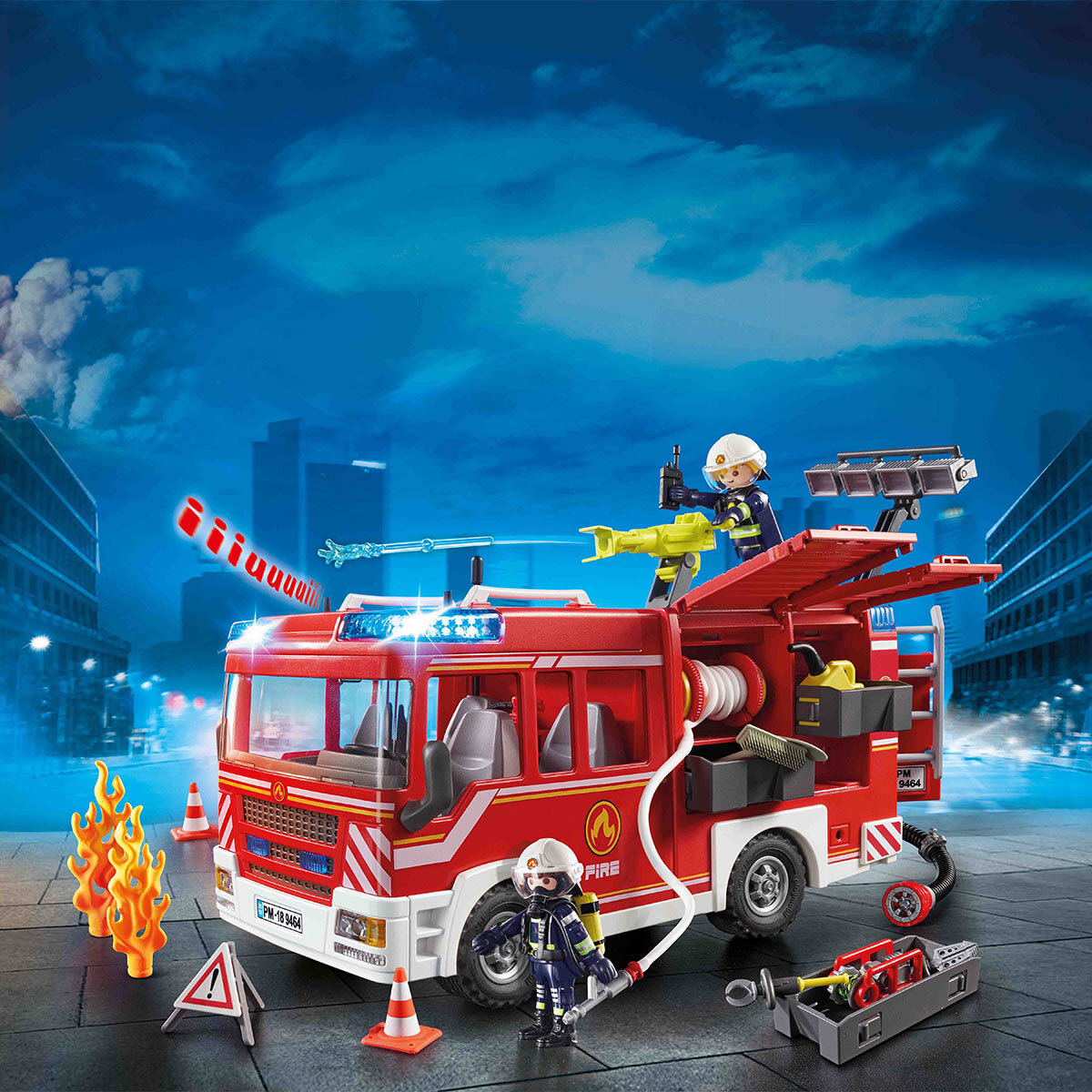 Buy Playmobil Fire Engine Overview Image at Costco.co.uk
