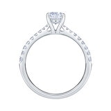 1.00ctw Round Brilliant Cut Diamond Ring, Platinum