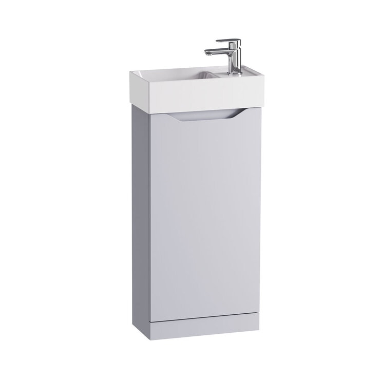 Tavistock Coda Cloakroom Floor Mount With Basin in Grey at costco.co.uk