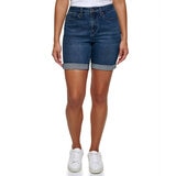 DKNY Ladies Bermuda Shorts in Blue Denim