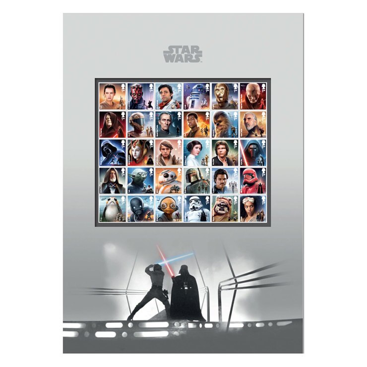 Star Wars Royal Mail® Collectable Stamps Complete Stamp Collection