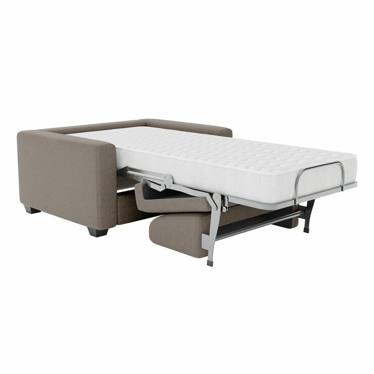 Lucas Brown Fabric Snuggler Sofa Bed Lucas Brown Fabric Snuggler Sofa Bed