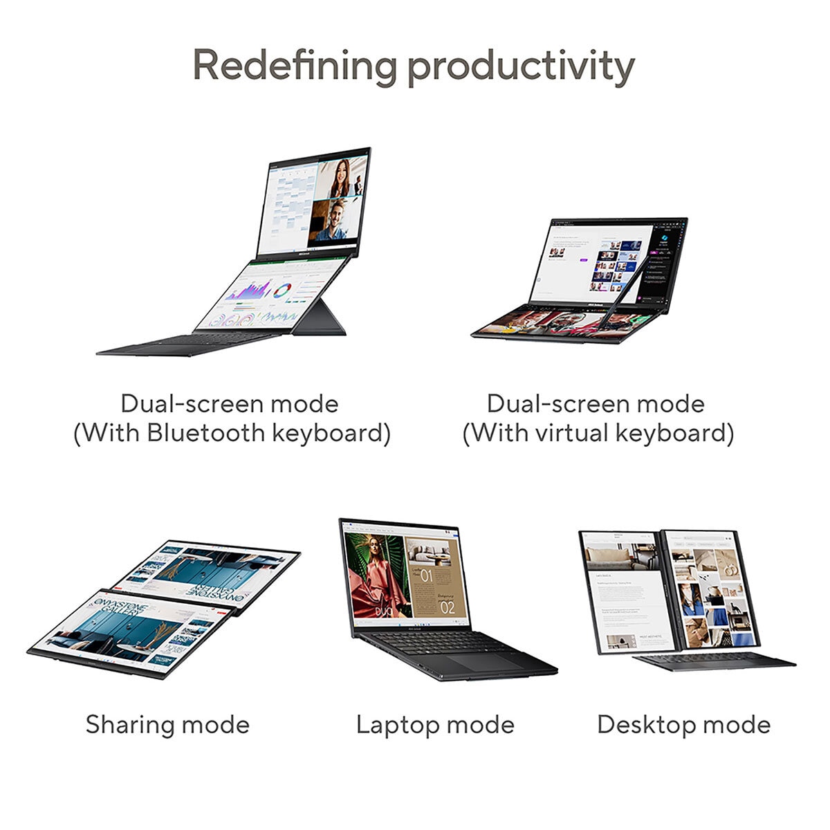 Buy ASUS Zenbook Duo, Intel Core Ultra 9, 32GB RAM, 2TB SSD, 14 Inch OLED Laptop, UX8406CA-PZ134W at costco.co.uk