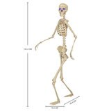 Halloween 5ft (1.5m)  Skeleton With LED Eyes & Sounds