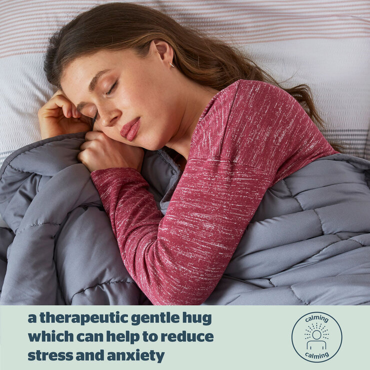 Silentnight Wellbeing Adult Weighted Blanket, 6.8kg