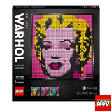 Lego Art andy warhol painting boxed image
