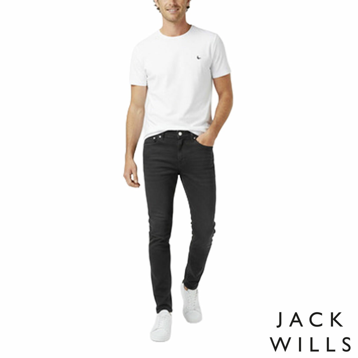 Jack Wills Men's Gabardine Jean in Navy