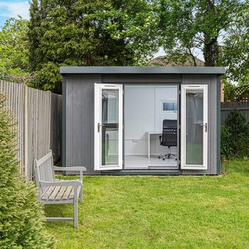 Installed Green Retreats Basebox Garden Room 4.8m x 3.6m