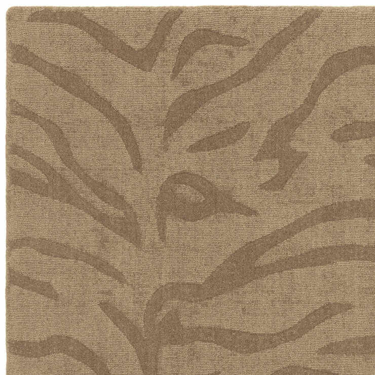 Asiatic Tigra Rug in Mocha Colour with a tiger print pattern Asiatic Tigra Rug in Mocha Colour with a tiger print pattern