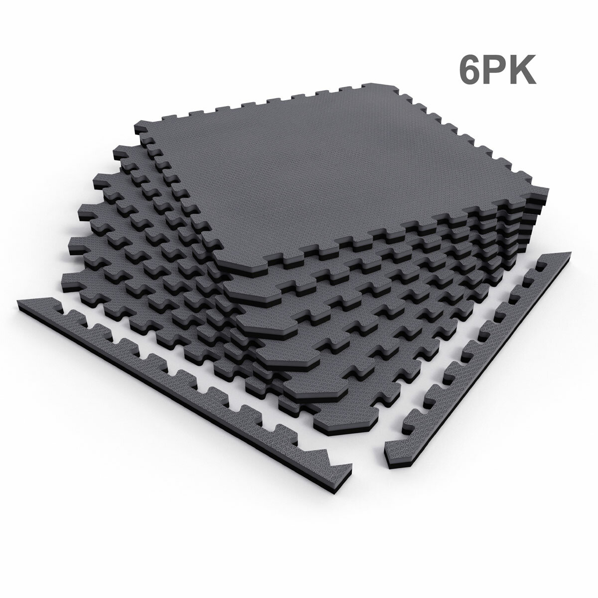 Norsk Reversible Foam Flooring, 6 Pack - 61 x 61cm (Total of 2.23m² Per Pack)