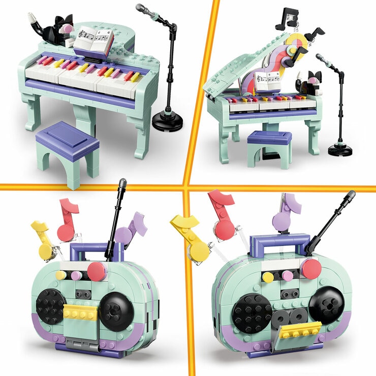 LEGO Creator 3-in-1 Music Decor Piano with Cat - Model 31392 (9+ Years) LEGO Creator 3-in-1 Music Decor Piano with Cat - Model 31392 (9+ Years)