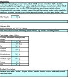 nutritional info