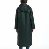 Weatherproof Ladies Long Slicker Jacket in Green