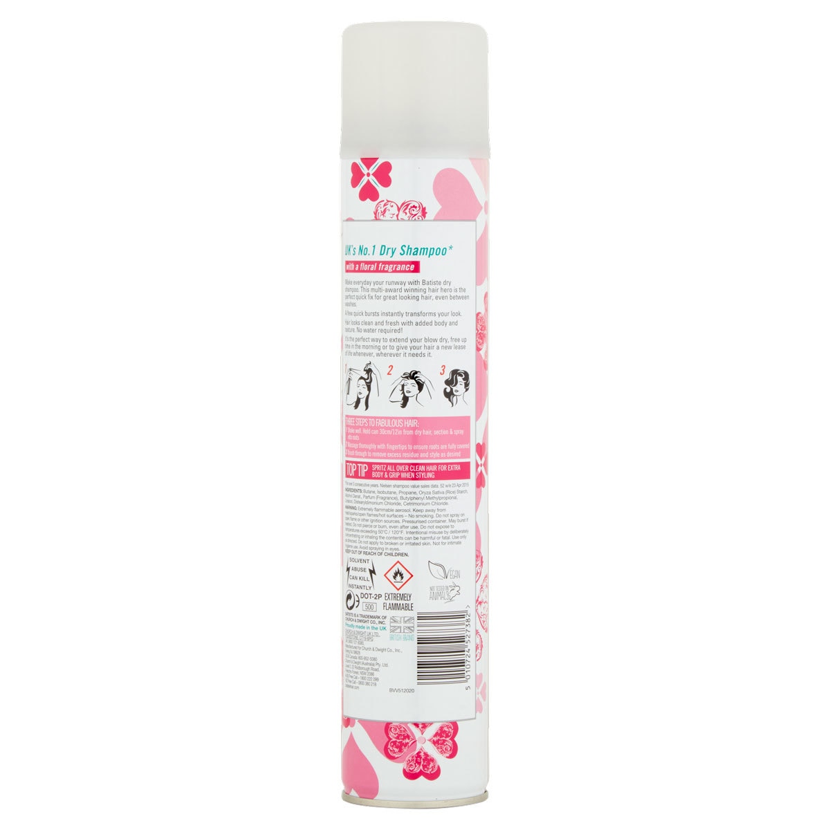 Batiste Dry Shampoo Blush, 2 x 400ml