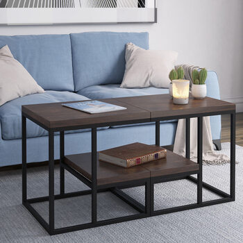 Tresanti Wooden Side Tables, 2 Pack