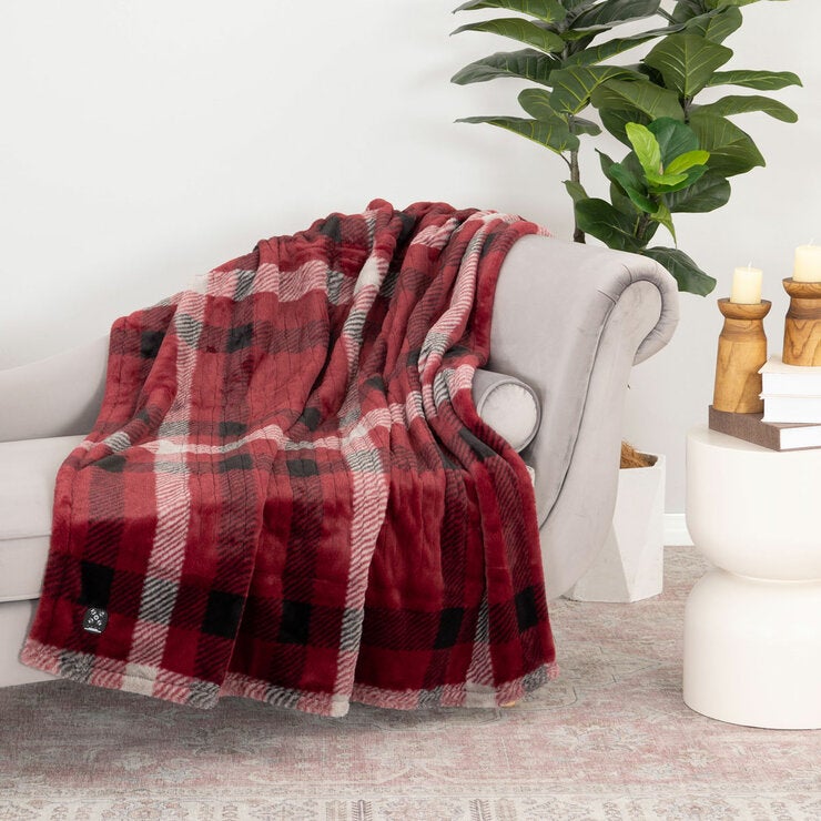 Berkshire Heated Throw Dual Plug in Tartan Berkshire Heated Throw Dual Plug in Tartan