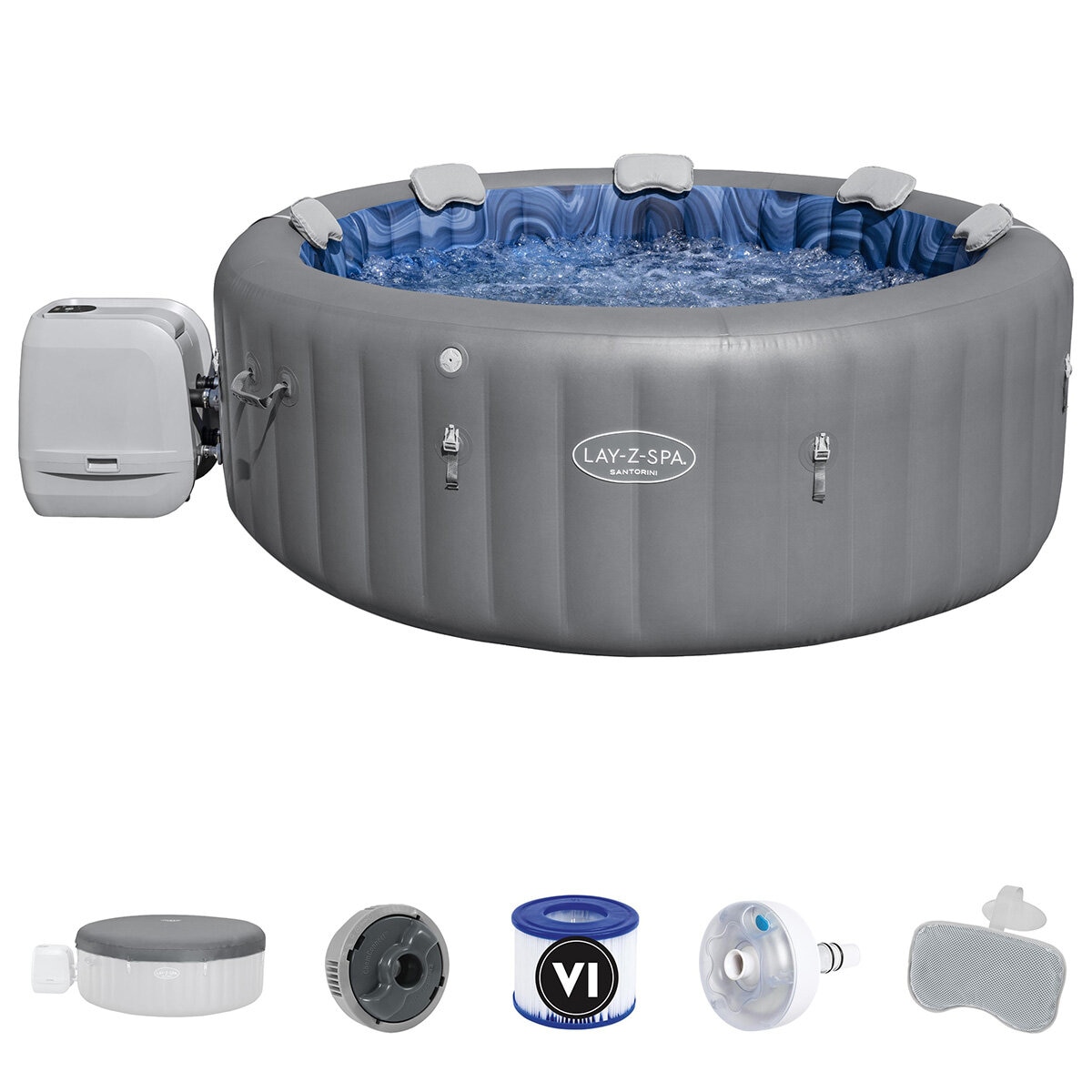 Lay-Z-Spa Santorini Hydrojet Pro Lay-Z-Spa Santorini Hydrojet Pro