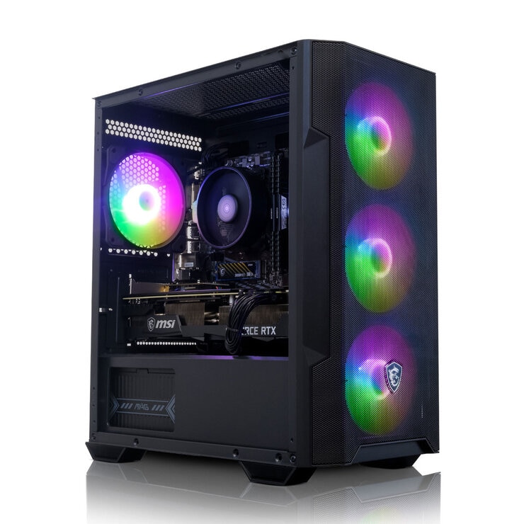 AWD-IT Zeno, AMD Ryzen 5, 32GB RAM, 1TB SSD, NVIDIA GeForce RTX 5060 Ti, Gaming Desktop PC