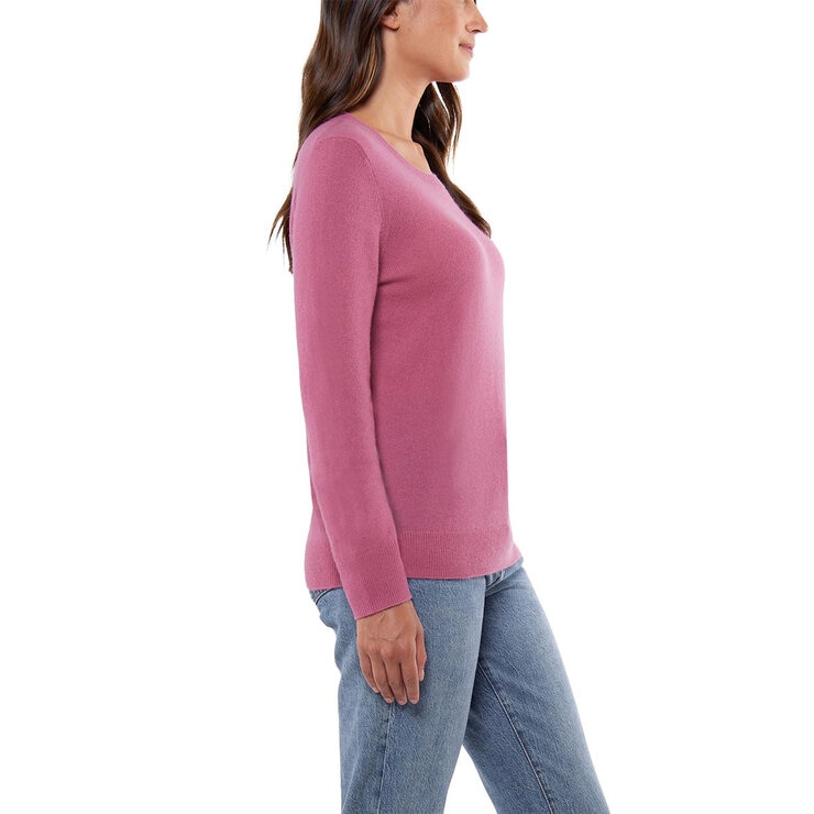 Matty M Cashmere Sweater in Pink