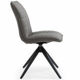 Indus Valley Skylar Large Extending Ceramic Dining Table + 6 Grey Chairs, Seats 6-8