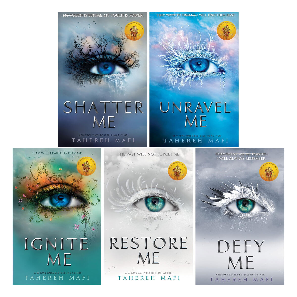 Shatter Me x5 Books