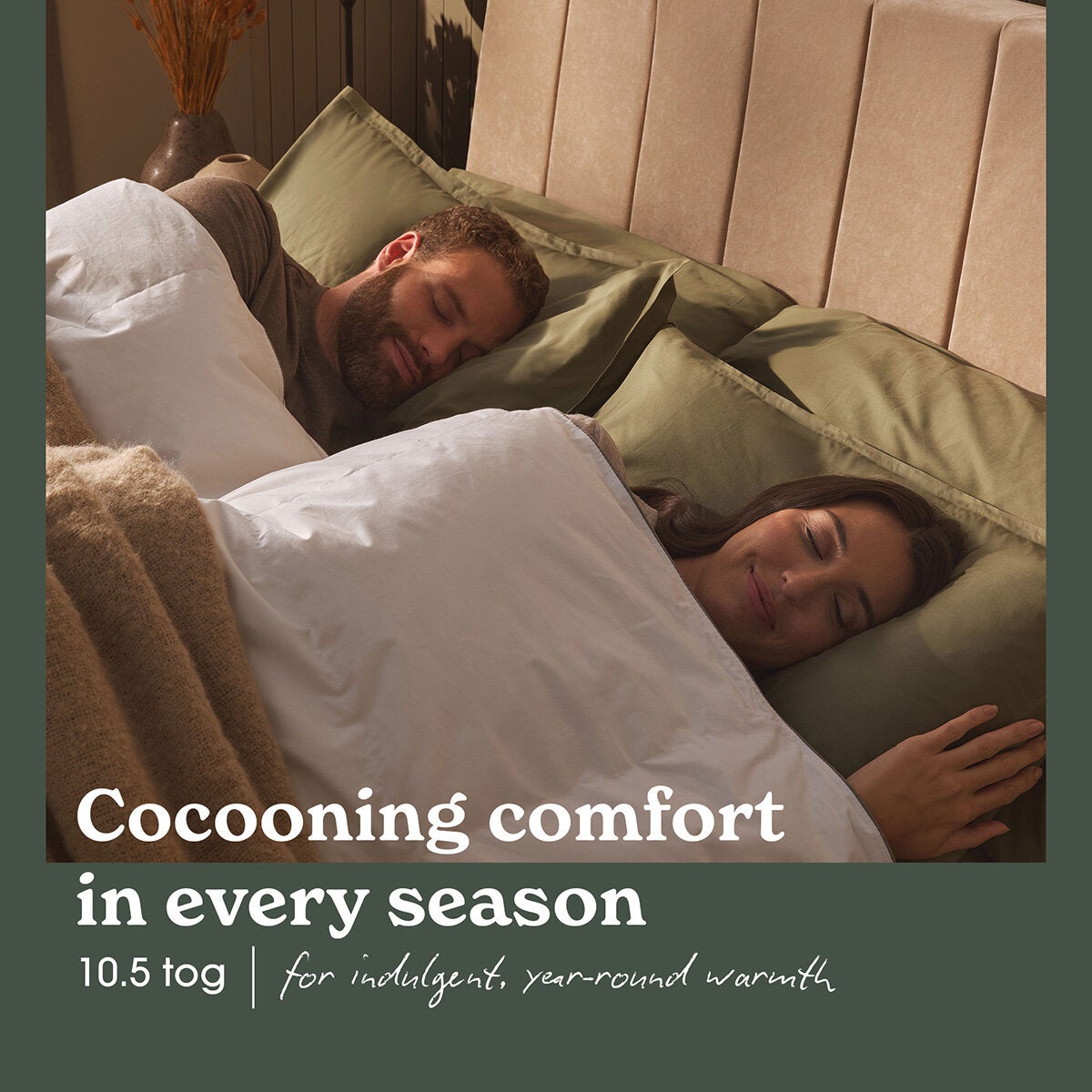 Sleepeezee Natural Feather and Down 10.5 Tog Duvet In 3 Sizes Sleepeezee Natural Feather and Down 10.5 Tog Duvet In 3 Sizes