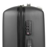 Rock Byron 3 Piece Hardside Luggage Set in Charcoal