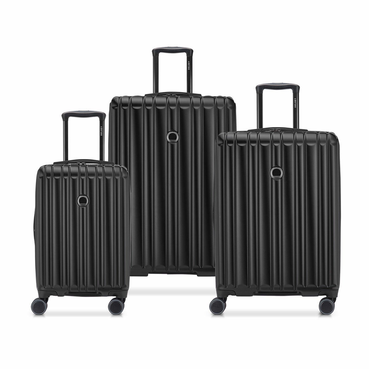 DELSEY TAKE OFF 3-PIECE HARDSIDE SPINNER LUGGAGE SET DELSEY TAKE OFF 3-PIECE HARDSIDE SPINNER LUGGAGE SET