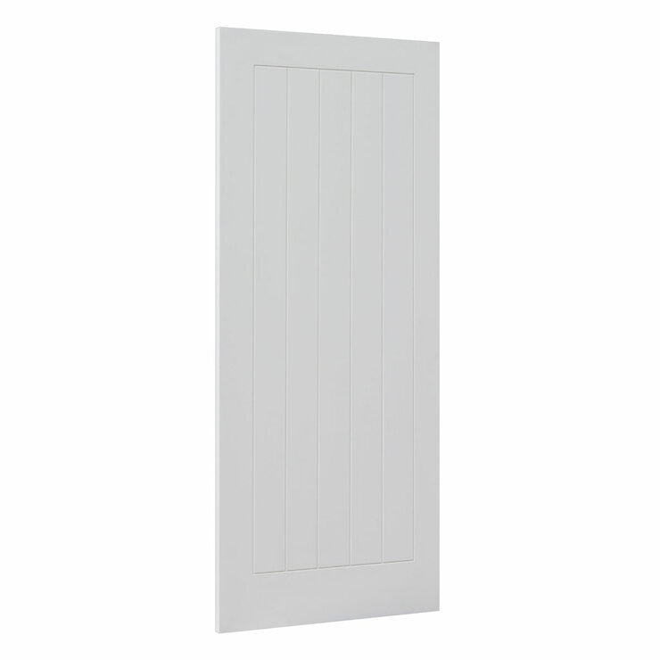 Mendes Internal Prefinished Internal Door - White Primed Mexicana in 3 Sizes